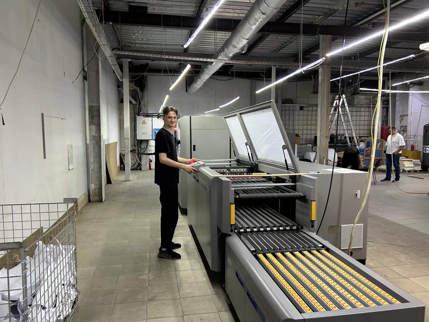 俄罗斯客户数码印刷设备